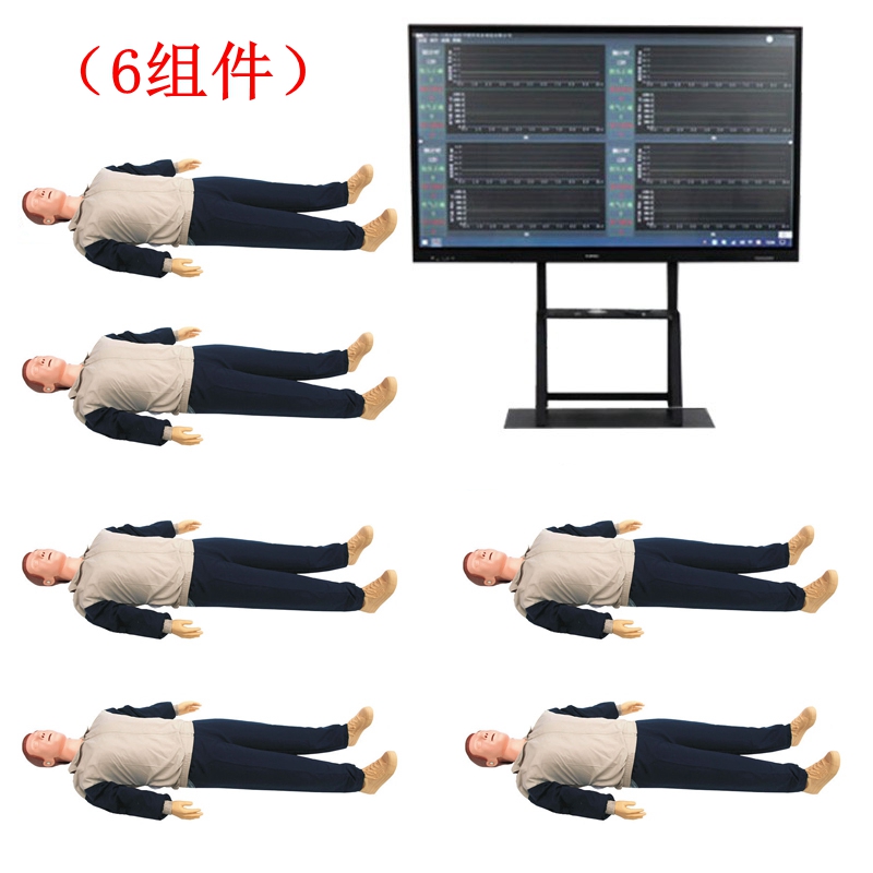 群體化電腦心肺復(fù)蘇訓(xùn)練及考核系統(tǒng)(6組件)